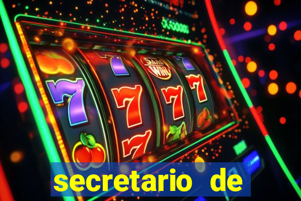 secretario de esporte salario